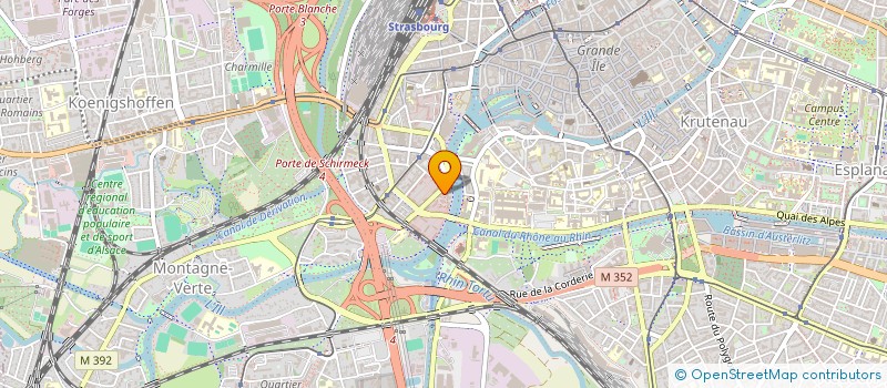 localisation de l'entreprise MADAME SOPHIE URBAN à STRASBOURG