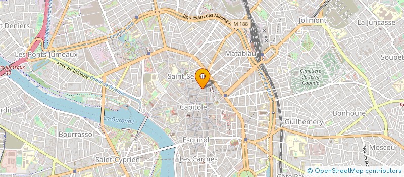 localisation de l'entreprise MADAME SOPHIE URNOUS  TOULOUSE