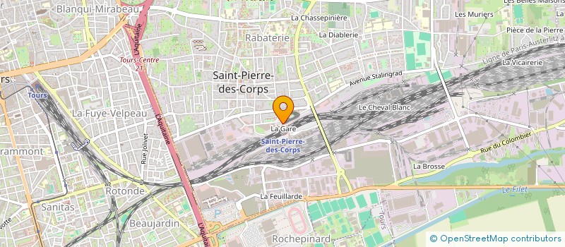 localisation de l'entreprise MADAME SOPHIE VAIGREVILLE  SAINT-PIERRE-DES-CORPS