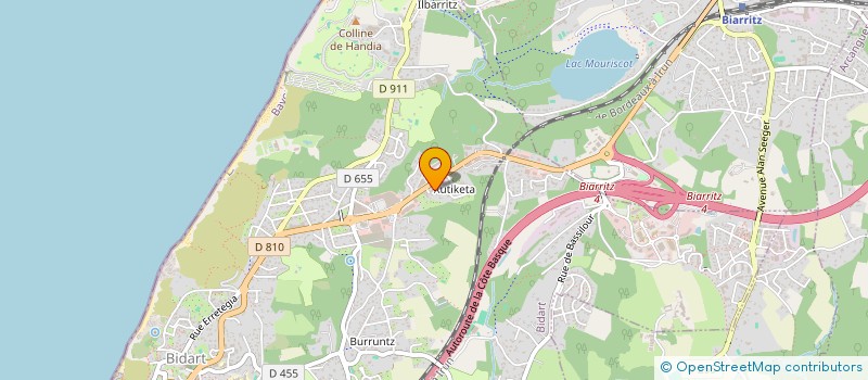 localisation de l'entreprise MADAME SOPHIE VALDAYRON  BIDART