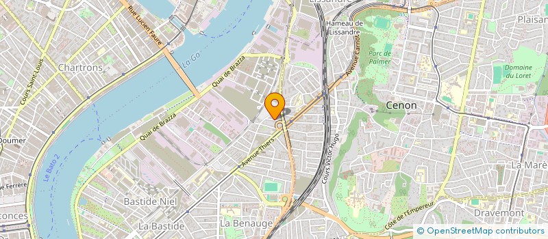 localisation de l'entreprise MADAME SOPHIE VALENTIN  BORDEAUX