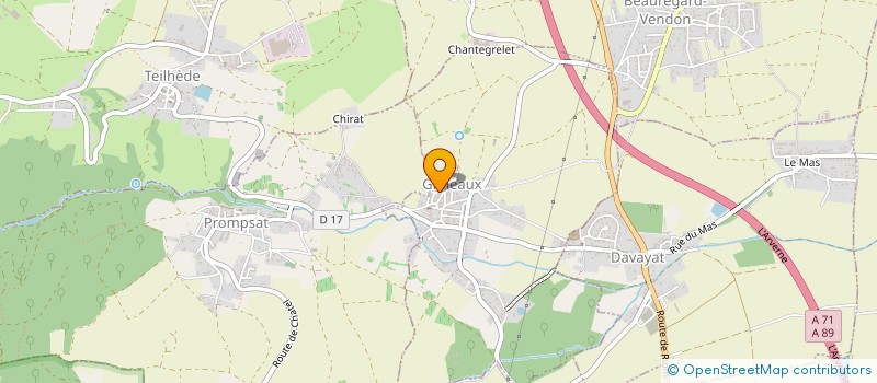 localisation de l'entreprise MADAME SOPHIE VALIGNAT  GIMEAUX