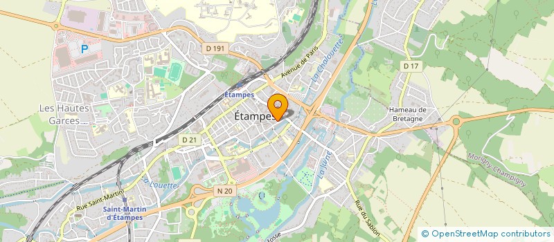 localisation de l'entreprise MADAME SOPHIE VAN DEN KERCKHOVE à ETAMPES