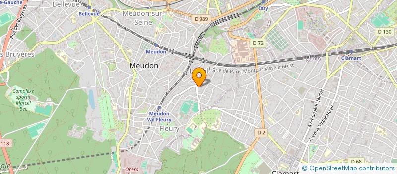 localisation de l'entreprise MADAME SOPHIE VAN MOORSEL à MEUDON