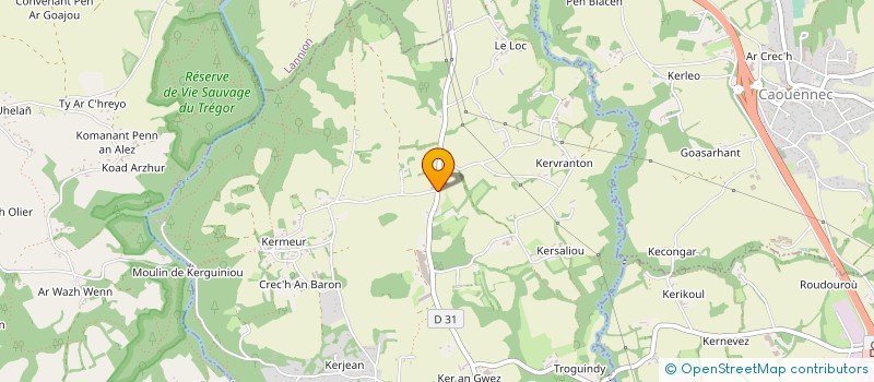 localisation de l'entreprise MADAME SOPHIE VANHOUTVENNE  TONQUEDEC