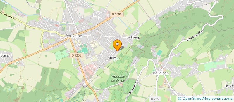 localisation de l'entreprise MADAME SOPHIE VANINGELANDT à DOUVAINE
