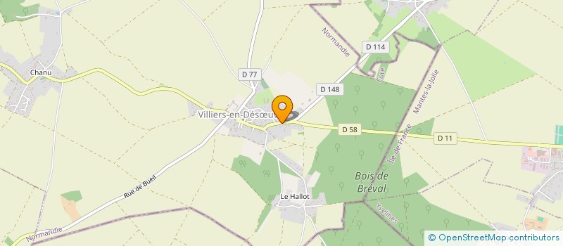 localisation de l'entreprise MADAME SOPHIE VANNUCCI  VILLIERS-EN-DESUVRE