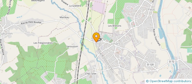 localisation de l'entreprise MADAME SOPHIE VANROY à LINARS