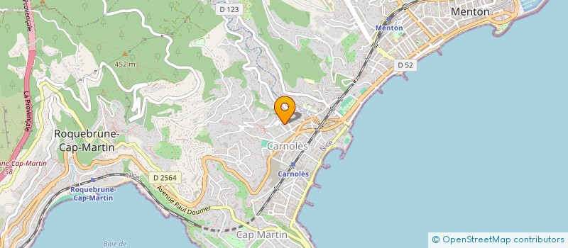 localisation de l'entreprise MADAME SOPHIE VARDAKAS à ROQUEBRUNE-CAP-MARTIN