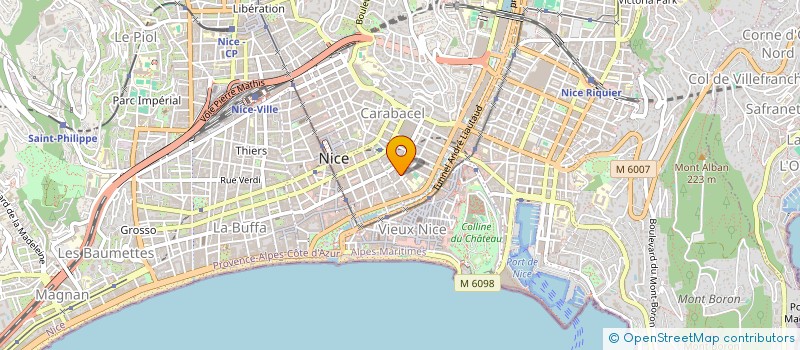 localisation de l'entreprise MADAME SOPHIE VARDON à NICE