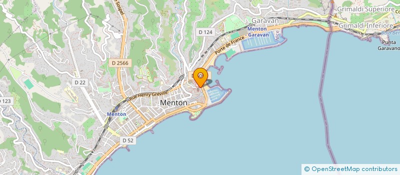 localisation de l'entreprise MADAME SOPHIE VARLET à MENTON