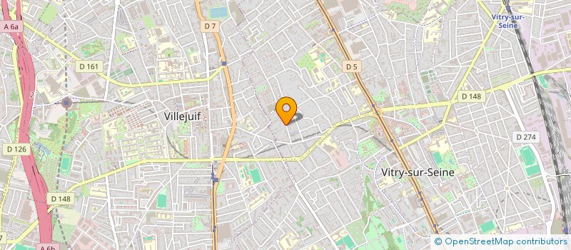 localisation de l'entreprise MADAME SOPHIE VAUDECRANE  VITRY-SUR-SEINE