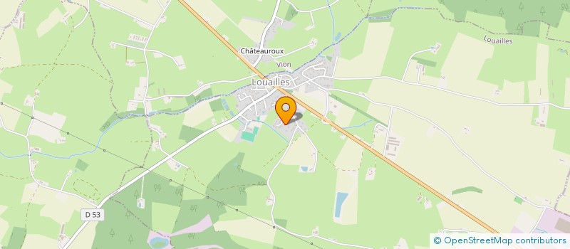 localisation de l'entreprise MADAME SOPHIE VAUDRY  LOUAILLES