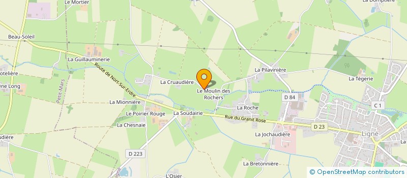 localisation de l'entreprise MADAME SOPHIE VAUGARNY à LIGNE