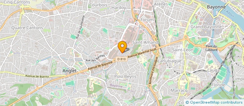 localisation de l'entreprise MADAME SOPHIE VAZ E SILVA à ANGLET