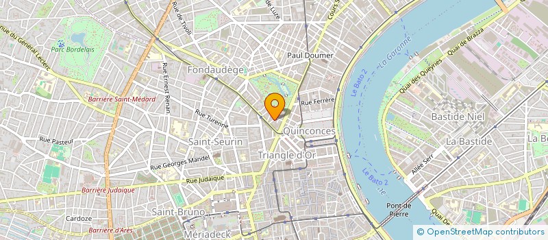 localisation de l'entreprise MADAME SOPHIE VELER  BORDEAUX