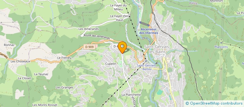 localisation de l'entreprise MADAME SOPHIE VENEAU  SAINT-GERVAIS-LES-BAINS