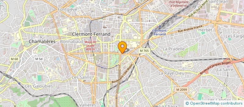 localisation de l'entreprise MADAME SOPHIE VENTAS  CLERMONT-FERRAND