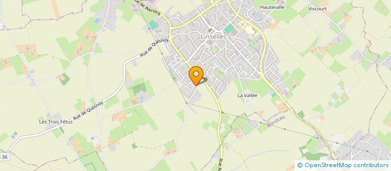 localisation de l'entreprise MADAME SOPHIE VERCAMMEN  LINSELLES