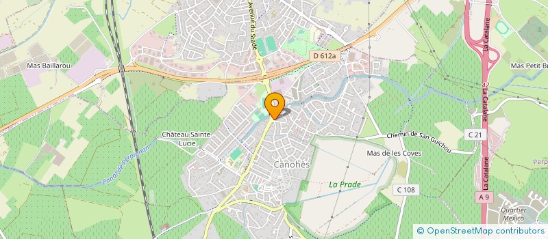 localisation de l'entreprise MADAME SOPHIE VERGELLY  CANOHES