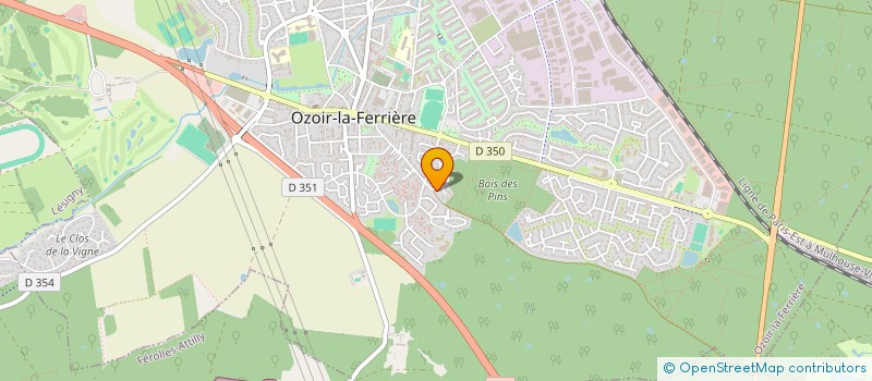 localisation de l'entreprise MADAME SOPHIE VERGNAUD à OZOIR-LA-FERRIERE