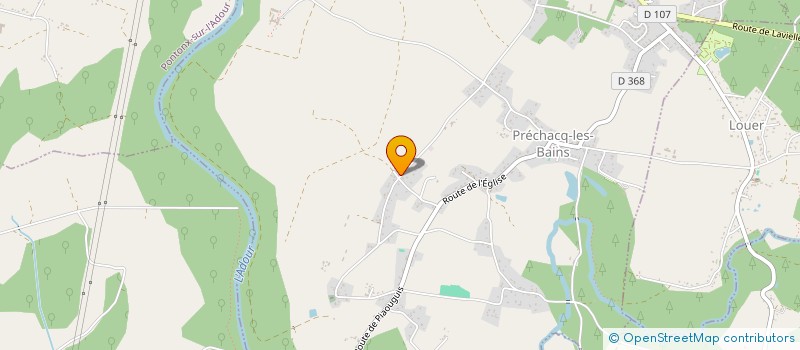 localisation de l'entreprise MADAME SOPHIE VERHERBRUGGEN  PRECHACQ-LES-BAINS