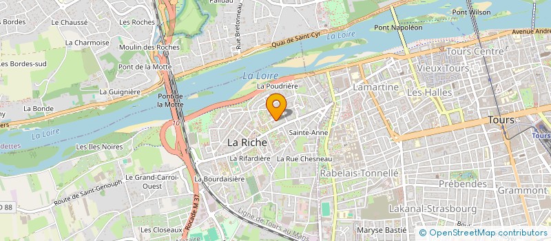 localisation de l'entreprise MADAME SOPHIE VERNEJOUL à LA RICHE