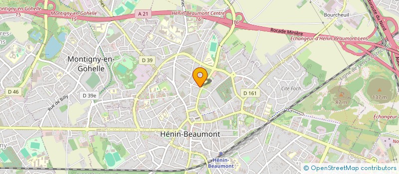 localisation de l'entreprise MADAME SOPHIE VERNIEST à HENIN-BEAUMONT
