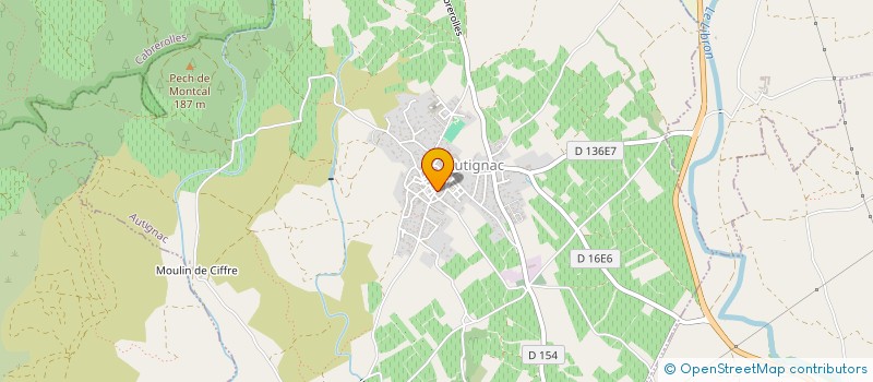 localisation de l'entreprise MADAME SOPHIE VEROT  AUTIGNAC