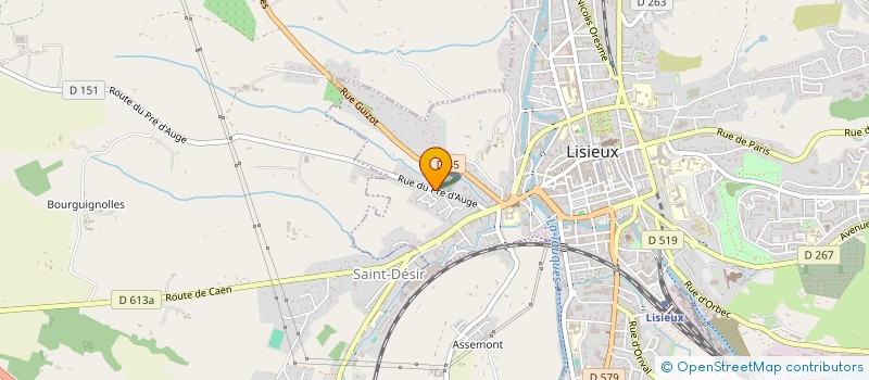 localisation de l'entreprise MADAME SOPHIE VERRAUX  SAINT-DESIR