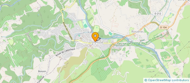 localisation de l'entreprise MADAME SOPHIE VERRECCHIA à JOYEUSE
