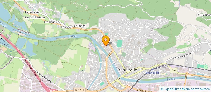 localisation de l'entreprise MADAME SOPHIE VERREKEN  BONNEVILLE