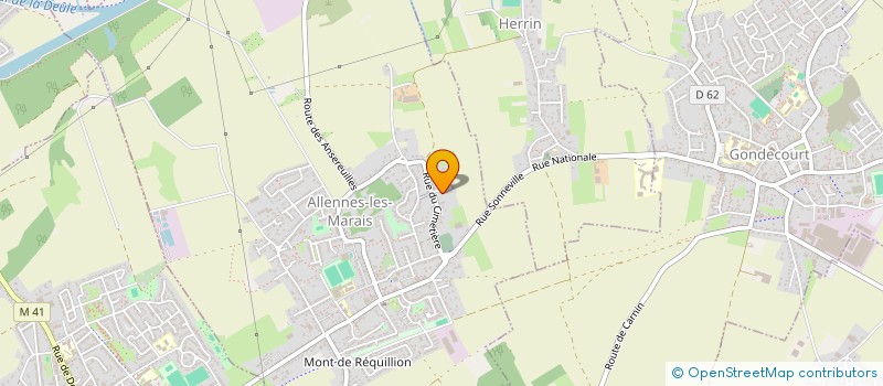 localisation de l'entreprise MADAME SOPHIE VERSTRAETEN  ALLENNES-LES-MARAIS