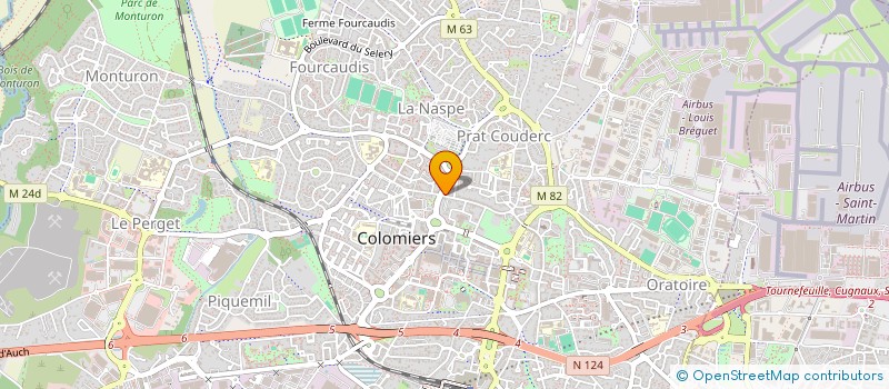 localisation de l'entreprise MADAME SOPHIE VESSIERE à COLOMIERS