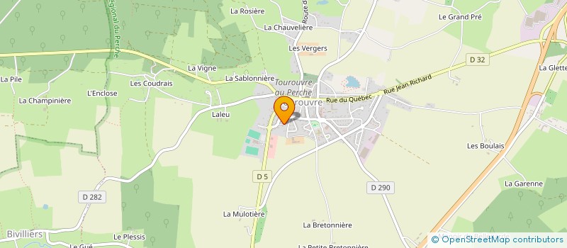 localisation de l'entreprise MADAME SOPHIE VIEL à TOUROUVRE AU PERCHE