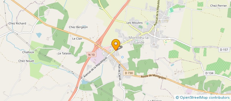 localisation de l'entreprise MADAME SOPHIE VIGNAUD  MONTENDRE