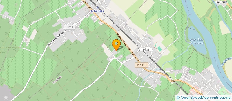 localisation de l'entreprise MADAME SOPHIE VIGORIE  VIRELADE