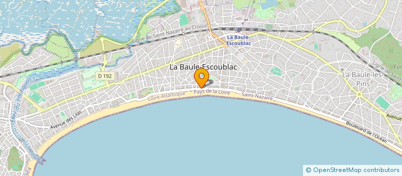 localisation de l'entreprise MADAME SOPHIE VIRMAUX à LA BAULE-ESCOUBLAC