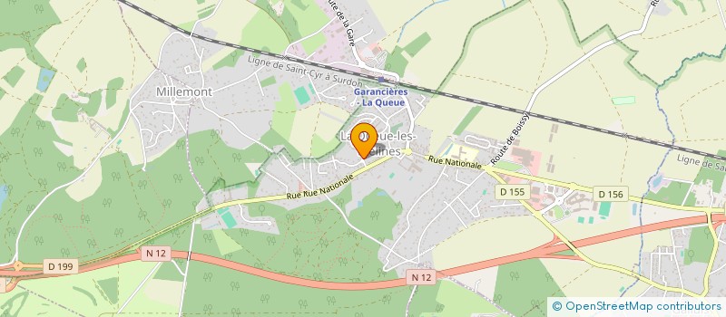 localisation de l'entreprise MADAME SOPHIE VIVIANE LE FIER  LA QUEUE-LES-YVELINES