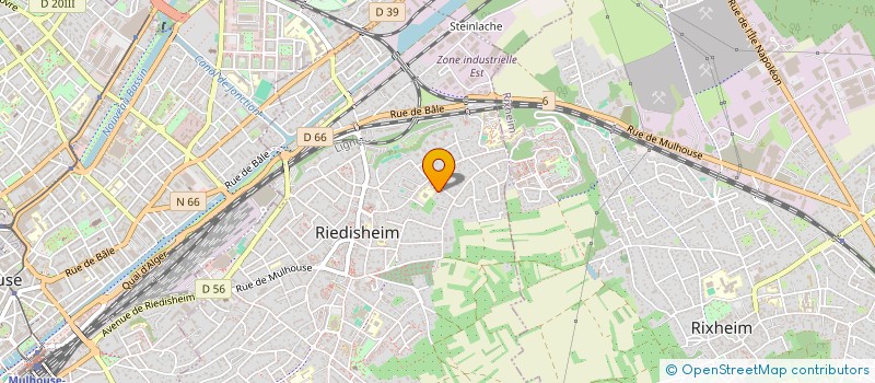 localisation de l'entreprise MADAME SOPHIE VOEGTLIN  RIEDISHEIM