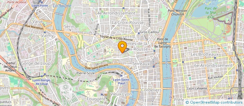 localisation de l'entreprise MADAME SOPHIE VORILHON à LYON