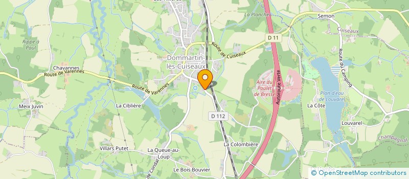 localisation de l'entreprise MADAME SOPHIE VOYEUX  DOMMARTIN-LES-CUISEAUX