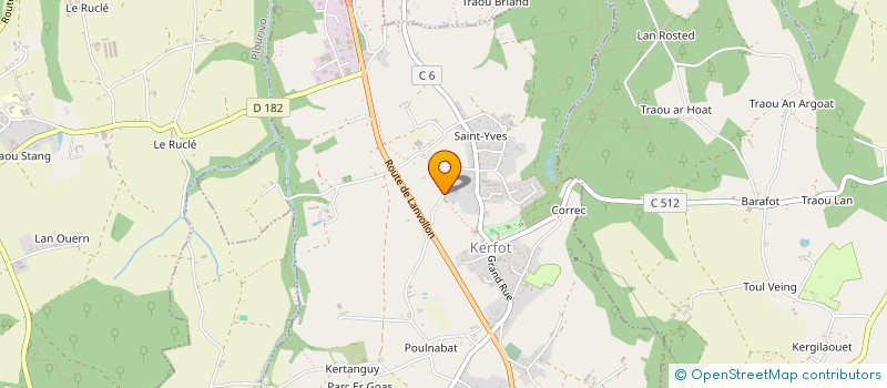 localisation de l'entreprise MADAME SOPHIE VOYRON  PAIMPOL