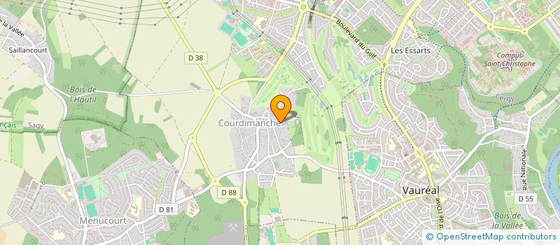 localisation de l'entreprise MADAME SOPHIE VU  COURDIMANCHE