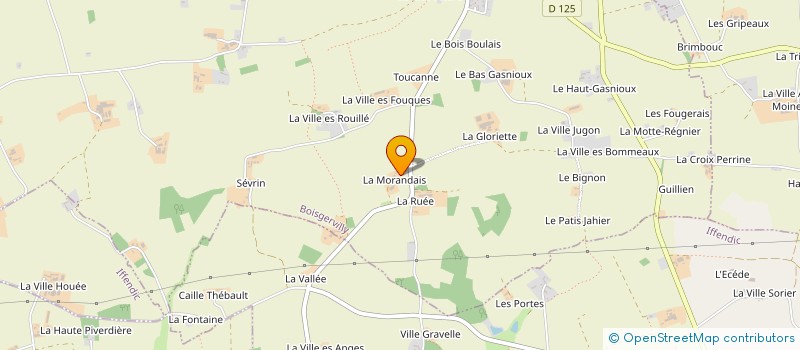 localisation de l'entreprise MADAME SOPHIE VUILLEMIN  BOISGERVILLY