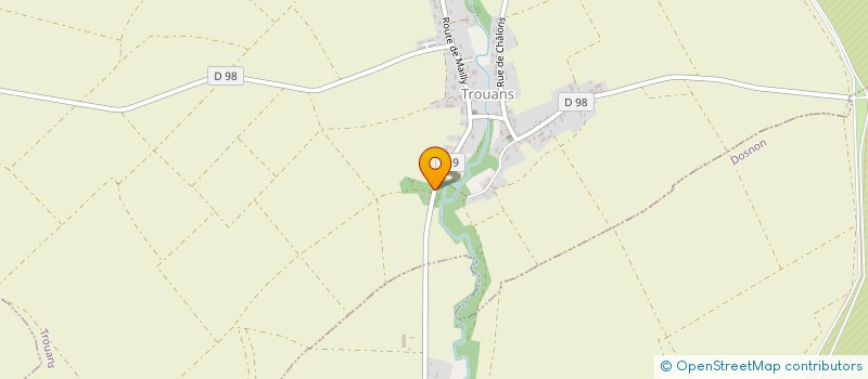 localisation de l'entreprise MADAME SOPHIE WALTER  TROUANS