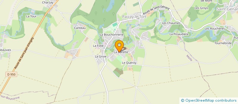 localisation de l'entreprise MADAME SOPHIE WARD  MELLE