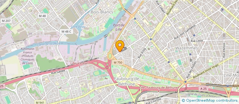 localisation de l'entreprise MADAME SOPHIE WAVRANT à LILLE