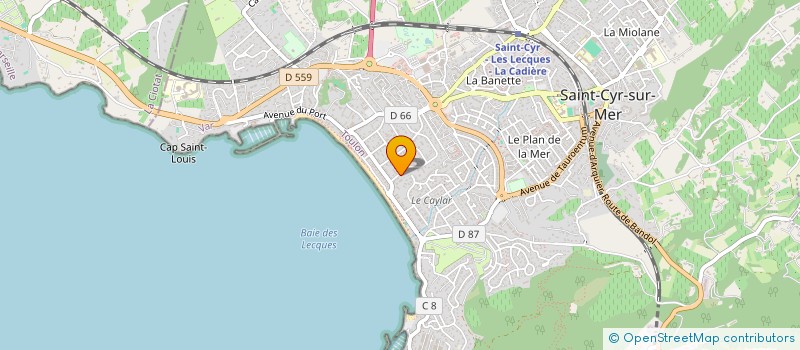 localisation de l'entreprise MADAME SOPHIE WEIL à SAINT-CYR-SUR-MER