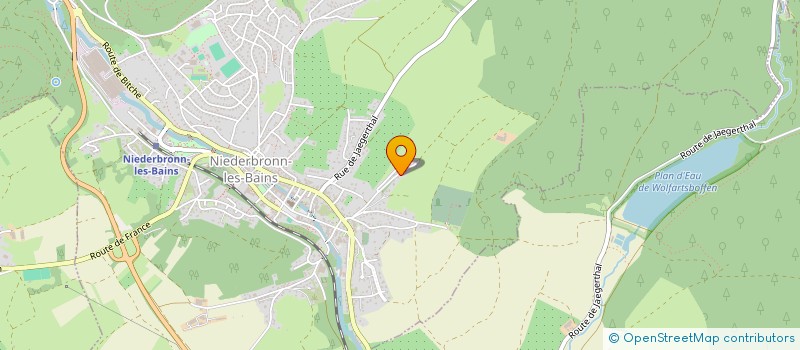 localisation de l'entreprise MADAME SOPHIE WEISSGERBER  GUNDERSHOFFEN